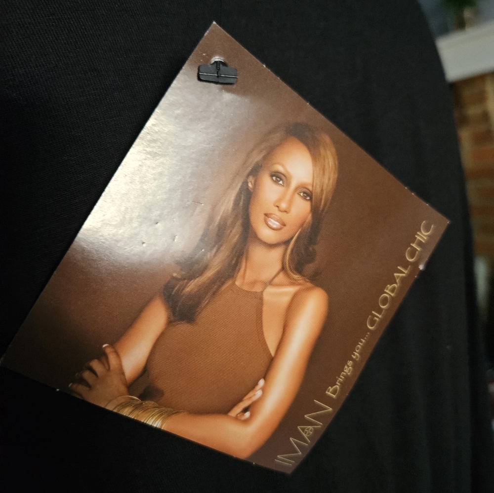 IMAN Black Blouse - Picture 8 of 9